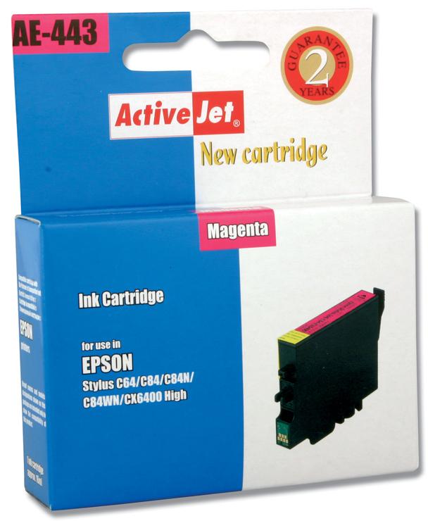 Картридж неор. ACTIVEJET AE-443 Epson T044340 Magenta