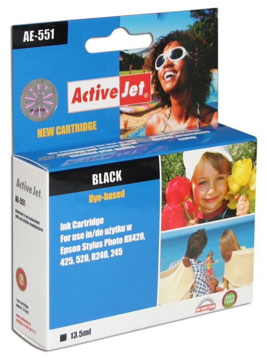 Картридж неор. ACTIVEJET AE-551 Epson T055140 Black Акція!