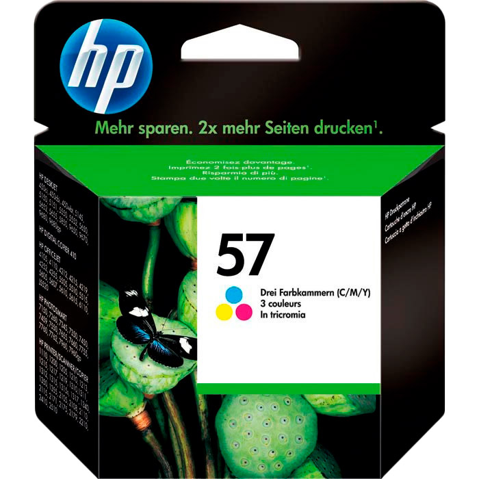 

Картридж HP 57 Cyan/Magenta/Yellow (C6657AE), C6657A DJ5550 ЦВЕТНОЙ