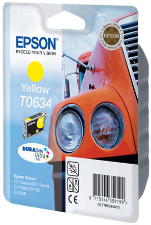 Картридж ACTIVEJET АЕ-634 Epson T06344A Yellow