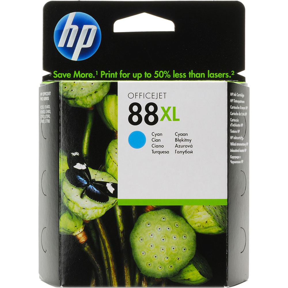 

Картридж HP 88XL Cyan (C9391AE), No.88XL OJPro K550 Large Cyan 17,1ml