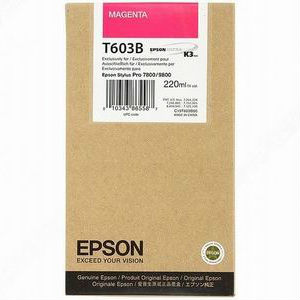 

Картридж EPSON C13T603B00 magenta, StPro 7800/9800 magenta, 220мл