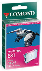 Картридж LOMOND Epson T0813 Magenta