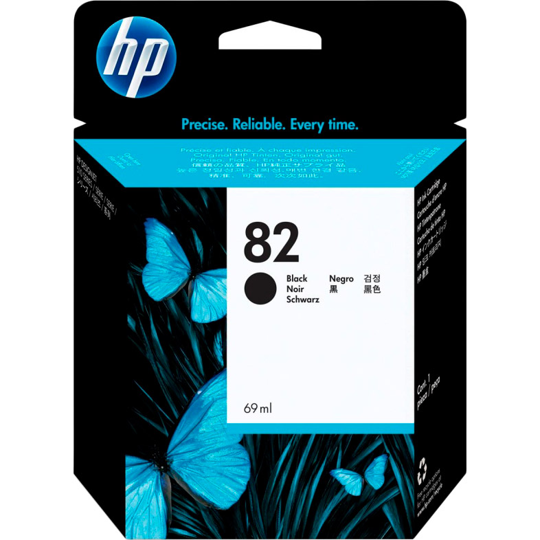 

Картридж HP 82 Black (CH565A), No.82 DesignJ510 black