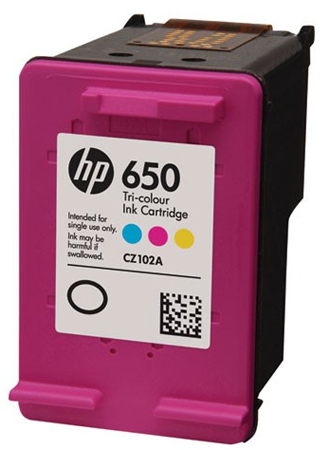 Картридж HP 650 Tri-colour CZ102AE Тип оригінальний