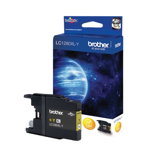 

Картридж BROTHER LC1280XLY yellow, MFC-J6510DW/J6910DW XL yellow (LC1280XLY)