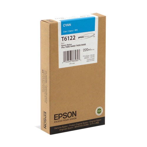 

Картридж EPSON T6122 cyan (C13T612200), T6122 cyan (C13T612200)