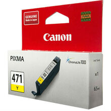 Картридж CANON CLI-471Y PIXMA MG5740/MG6840 Yellow