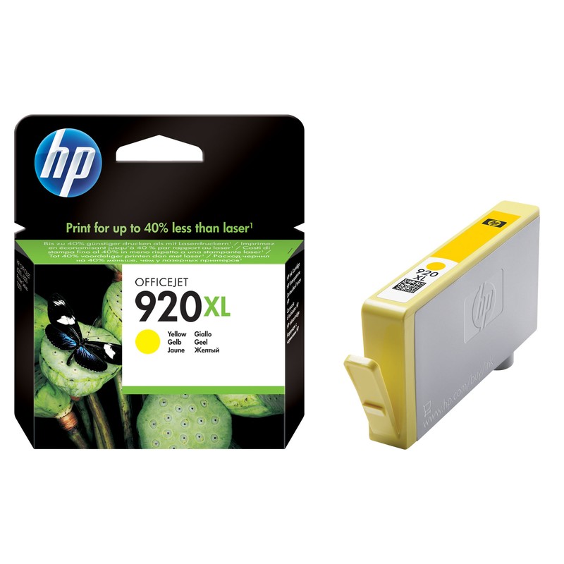 

Картридж HP 920XL yellow (CD974AE), No.920XL OJ6000/6500/7000/7500 yellow