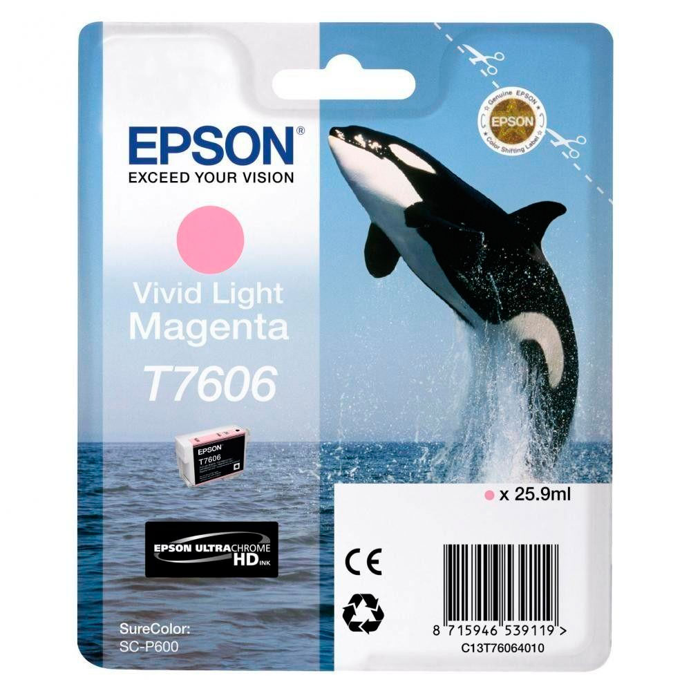 

Картридж Epson C13T76064010, Картридж SureColor SC-P600 light magenta