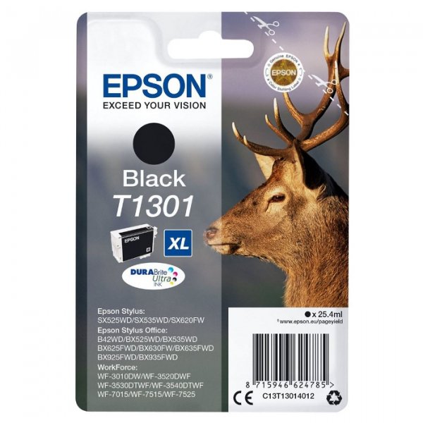 

Картридж EPSON St SX525WD/Office B42WD/BX625FWD black (C13T13014012), St SX525WD/Office B42WD/BX625FWD black
