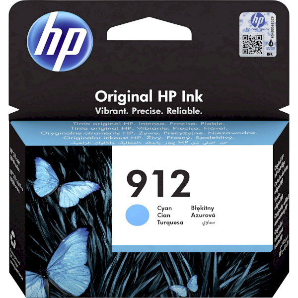 Картридж HP No.912 Cyan (3YL77AE)