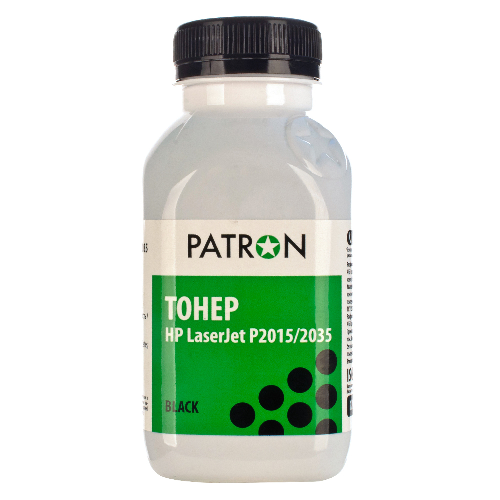 Тонер PATRON HP LJ P2015/2035 ФЛАКОН 120 г Тип совместимый