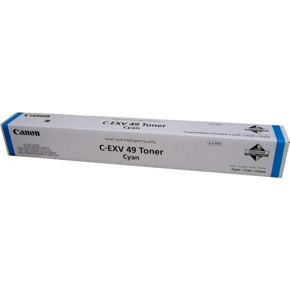 

Тонер CANON C-EXV49 Cyan (8525B002), Cyan (C-EXV 49 TONER C EUR)