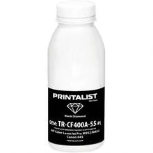 Тонер PRINTALIST для HP CLJ Pro M252/M452, Canon 045 60г Black (TR-CF400A-55-PL)