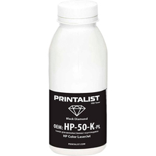 Тонер PRINTALIST HP CLJ Universal 50 г Black (HP-50-K-PL)