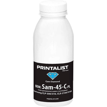 Тонер PRINTALIST Samsung CLP-300/310, CLX-2160/3160 45 г Cyan (Sam-45-C-PL)