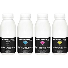 Набор тонеров PRINTALIST для HP CLJ CP1025/M175/M275 SET Black 40г/Сolor 35г (TR-CP1025-SET-PL)