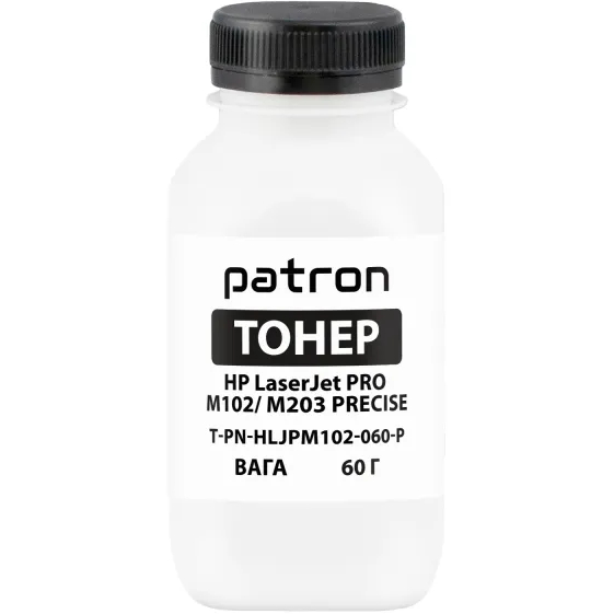 Тонер PATRON для HP LJ Pro M102/ M203 Precise 60 г Black (PN-HLJPM102-060-P)