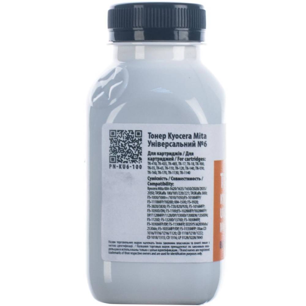 Тонер PATRON для Kyocera MITA Universal №6 100г Black (PN-KU6-100) Цвет black (черный)