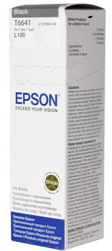 Чорнило EPSON L100/L200 Black (C13T66414A)