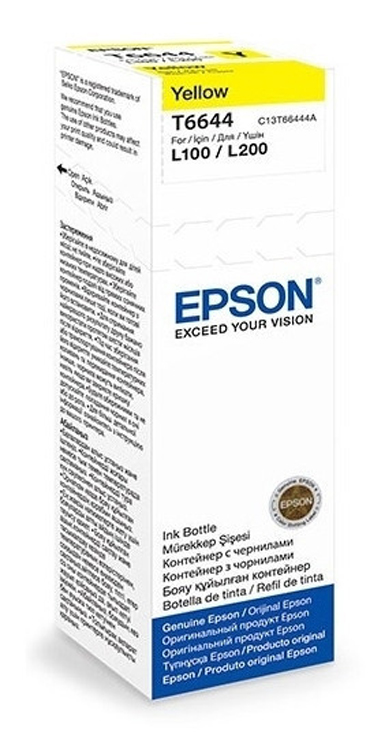 Чорнило EPSON L100/L200 Yellow (C13T66444A)