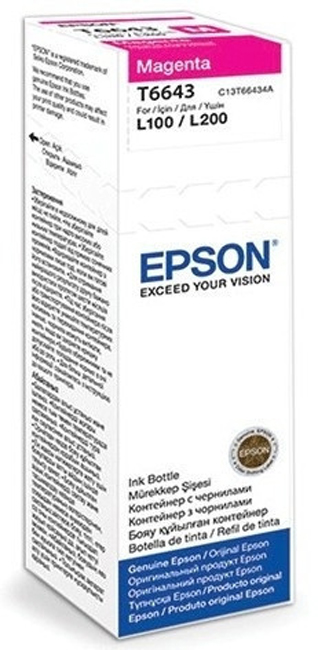 

Чернила EPSON L100/L200 Magenta (C13T66434A), L100/L200 Magenta (C13T66434A)