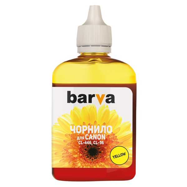 Чернила BARVA для CANON 90г Yellow (I-BAR-CCL446-090-Y)