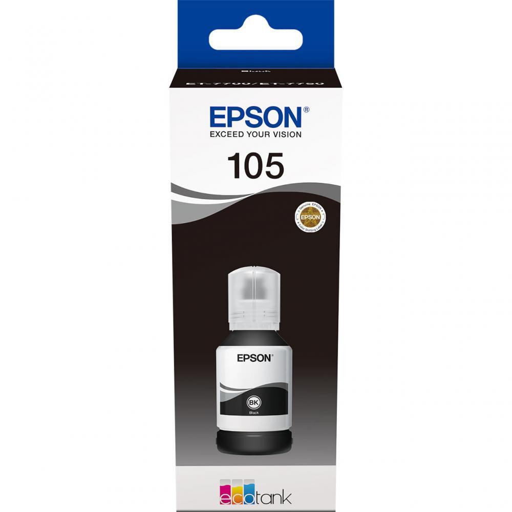 Чорнило EPSON L7160/L7180 Black pigmented (C13T00Q140) Тип пігментні