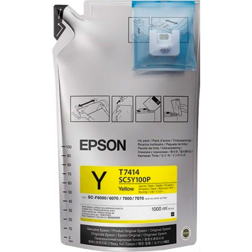 

Чернило EPSON для SC-B6000/B7000 UltraChrome DS Yellow 6 шт (C13T741400), для SC-F6000/7000 UltraChrome DS Yellow