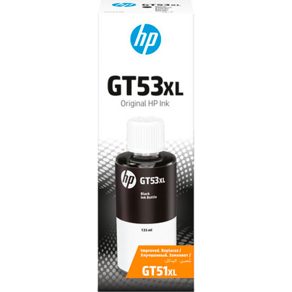 Чернила HP GT53 135 мл Black (1VV21AE) Тип пигментные