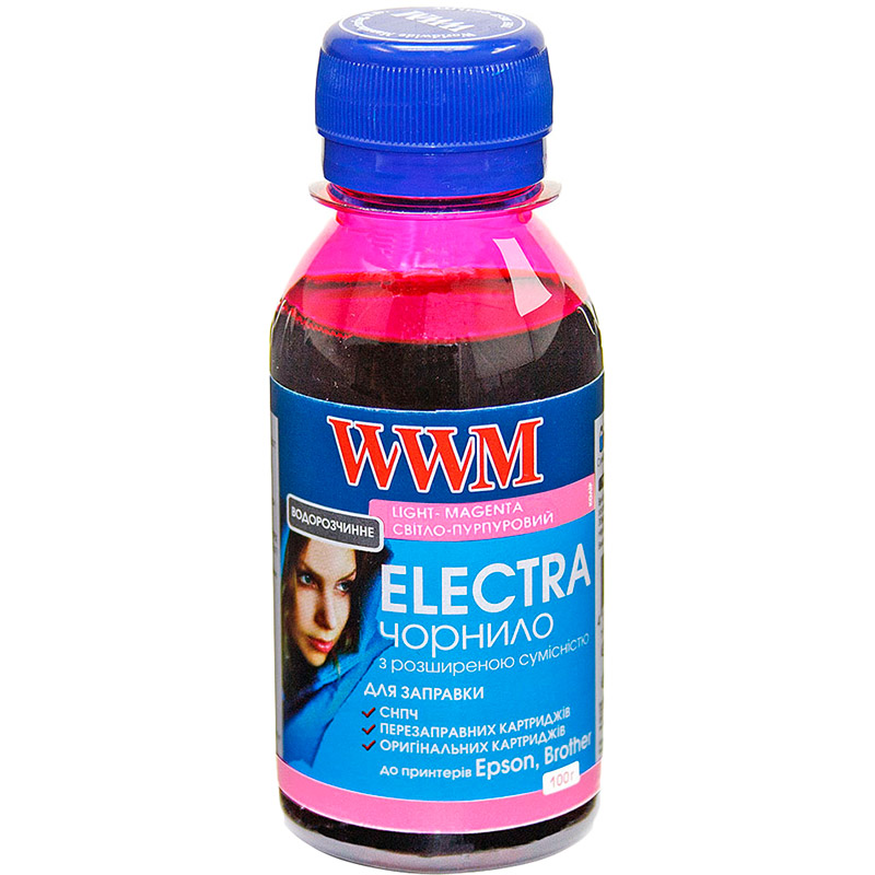 Чорнило WWM для EPSON UNIVERSAL ELECTRA 100 ml Magenta (EU/M-2)