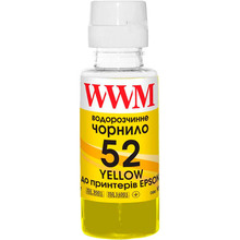 Чернила WWM для HP GT52 Ink Tank 115/315/319 100 г Yellow (H52Y)