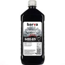 Чернила BARVA для CANON GI-490 1л BLACK pigmented (G490-615)