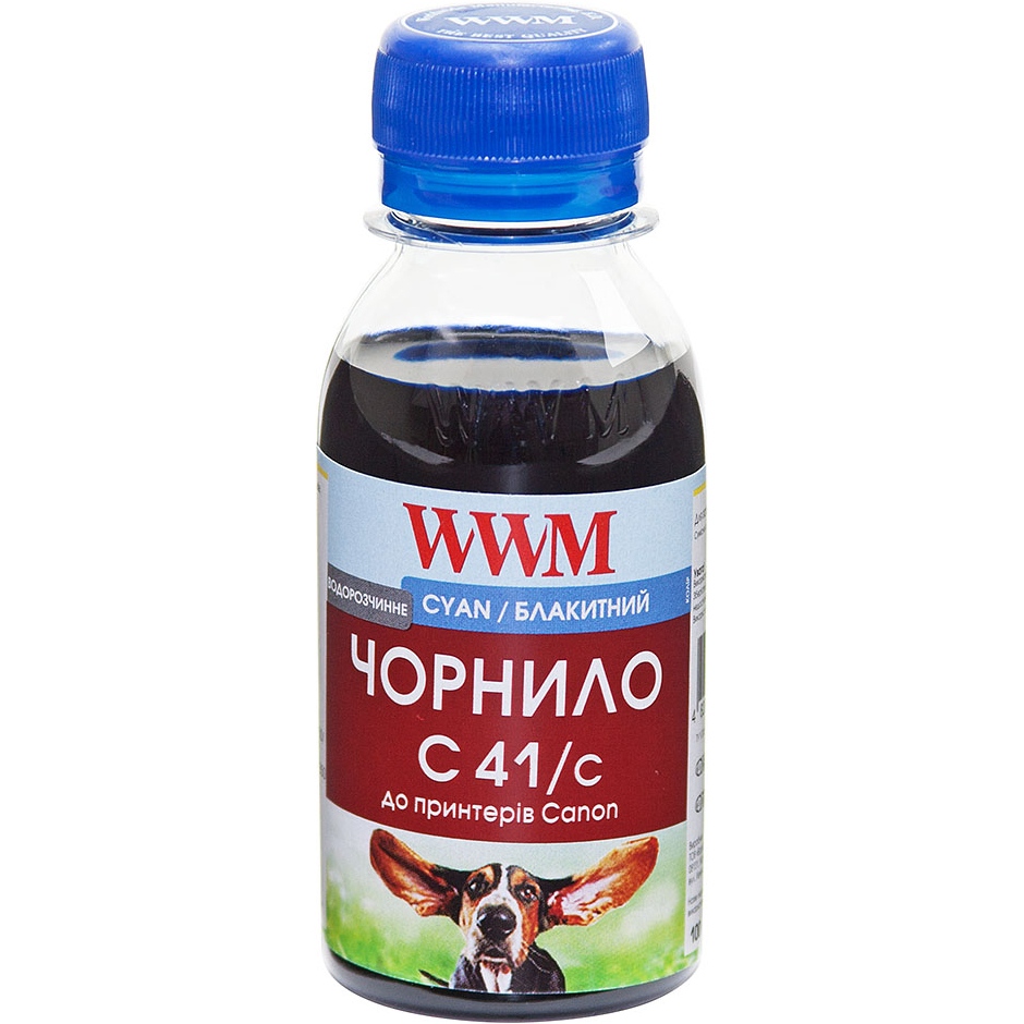 Чорнило WWM для CANON CL41/51/CLI8 cyan (C41/C-2)