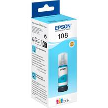 Контейнер с чернилами EPSON 108 EcoTank L8050/L18050 light cyan (C13T09C54A)