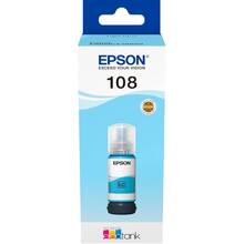 Контейнер із чорнилом EPSON 108 EcoTank L8050/L18050 light cyan (C13T09C54A)