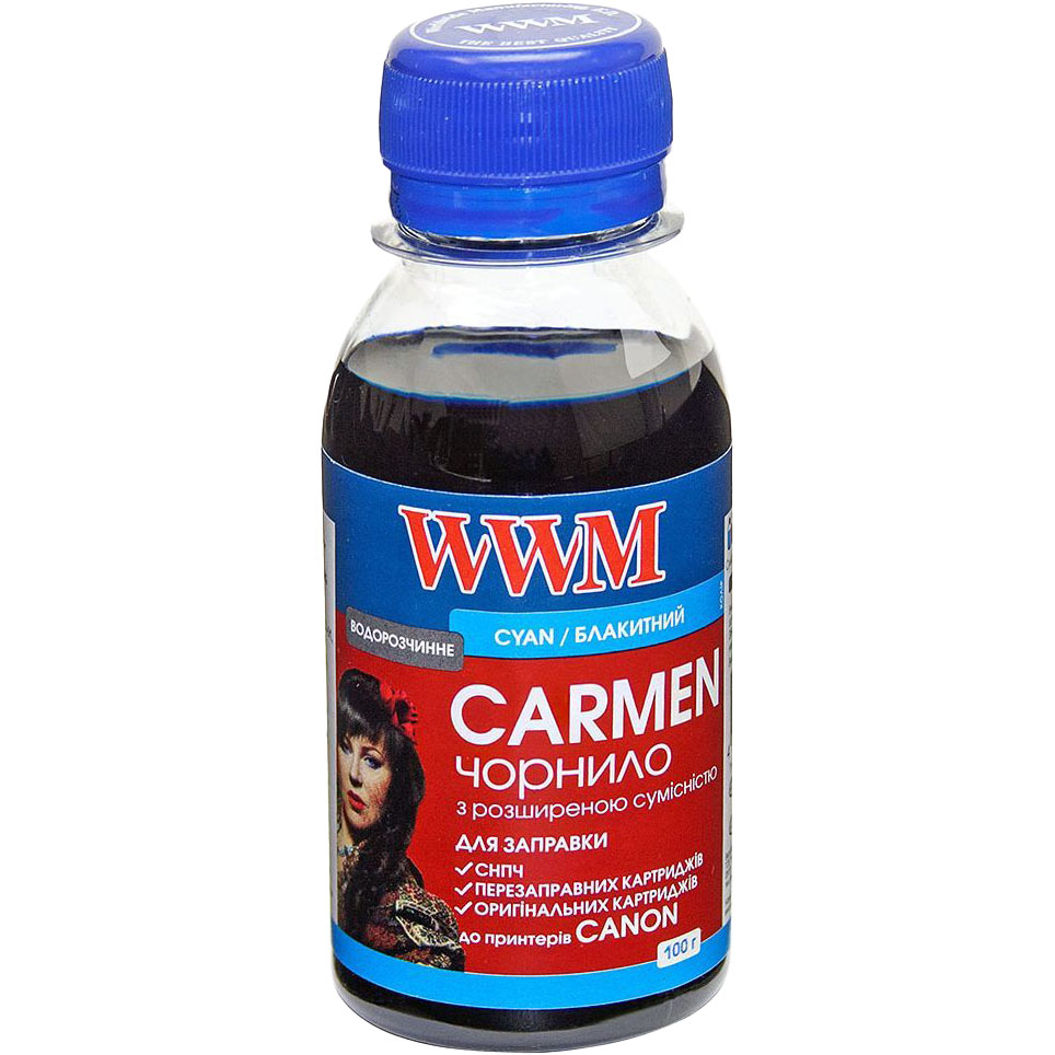 Чернила WWM Canon Universal Carmen Cyan (CU/C-2)