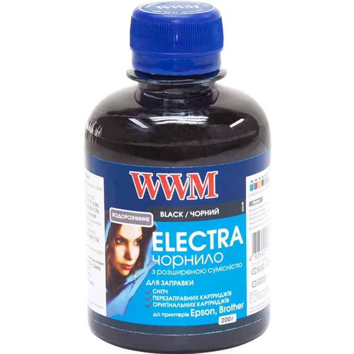 Чорнило WWM Epson Universal Electra 200 мл Black (EU/B)