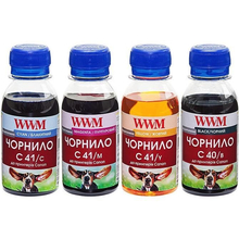 Комплект чернил WWM для CANON PG40B/CL41 В/C/M/Y 4 х 100 г (C40/41SET-2)