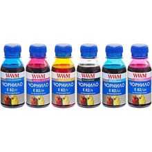 Комплект чернил WWM Epson Photo R270/390/1400/RX590/T50 6 х 100 г (E82SET-2)