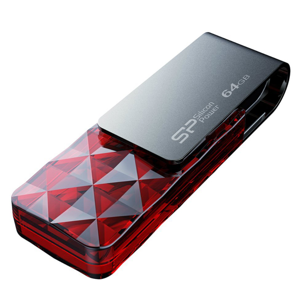 Флеш-драйв Silicon Power 64GB USB Ultima U30 Red (SP064GBUF2U30V1R) Материал корпуса пластик