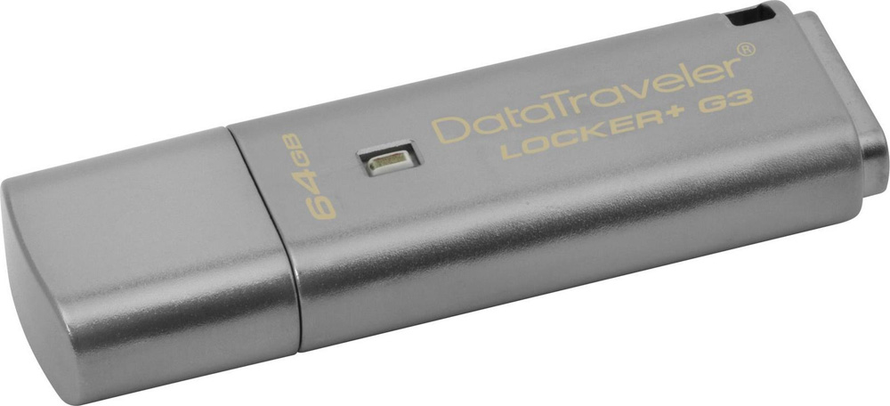 

Флеш-драйв KINGSTON DT Locker+ G3 64 GB (DTLPG3/64GB), DT Locker+ G3 64 GB USB 3.0
