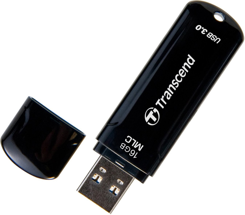Флеш-драйв TRANSCEND JetFlash 750 16 GB Black (TS16GJF750K) Объем памяти 16 Гб