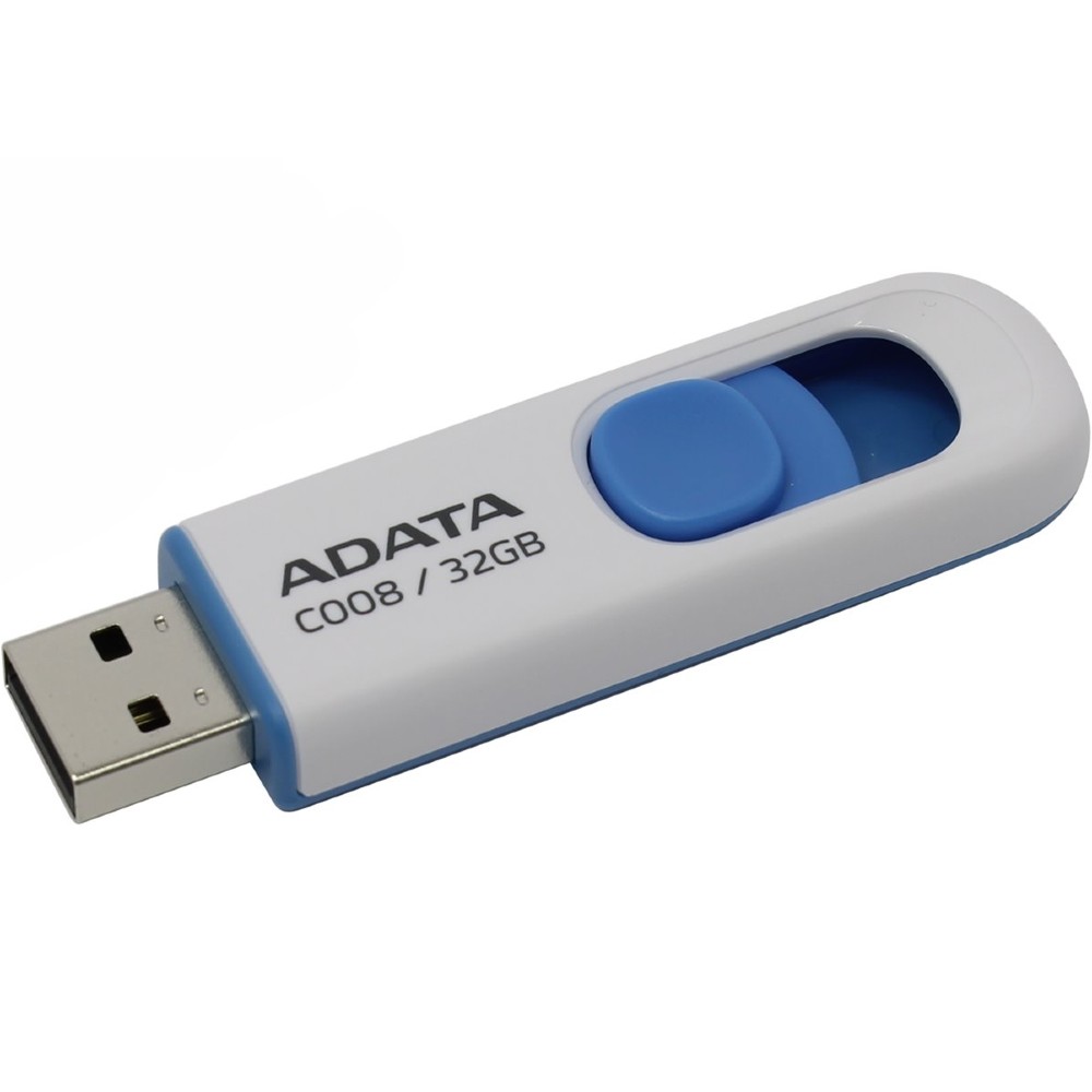 Флеш-драйв A-DATA 32Gb C008 (AC008-32G-RWE) Конструкція висувна