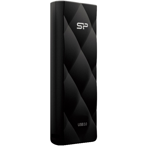 Флеш-драйв Silicon Power Blaze B20 Black 128GB USB 3.0 (SP128GBUF3B20V1K) Конструкція висувна