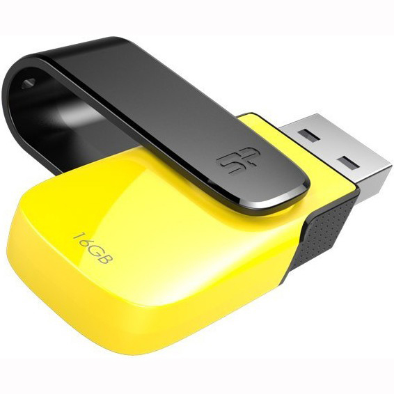 Флеш-драйв SILICON POWER Ultima U31 16 Gb Yellow (SP016GBUF2U31V1Y) Конструкція поворотна