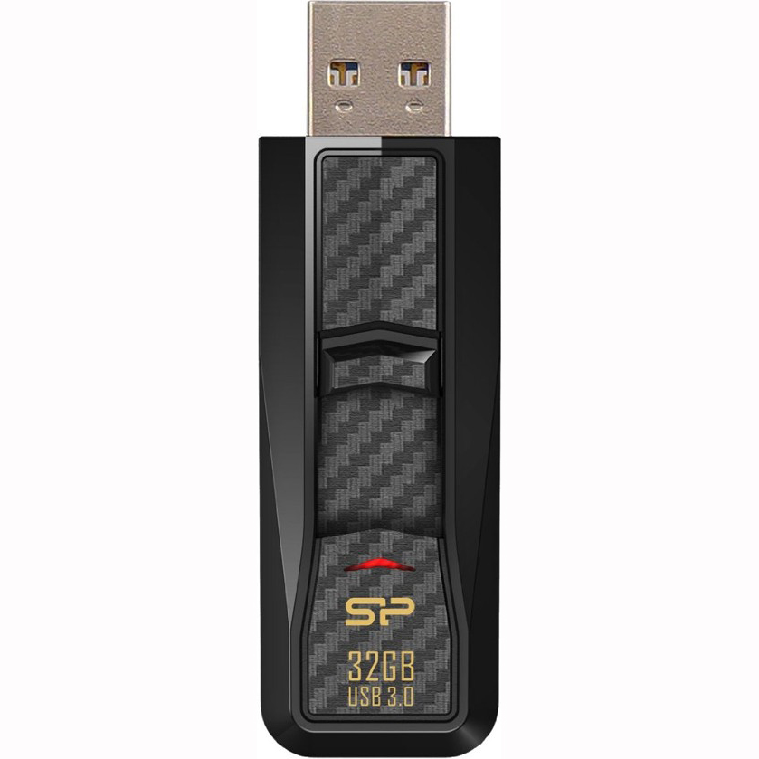 Флеш-драйв SILICON POWER Blaze B50 32 Gb Black (SP032GBUF3B50V1K)