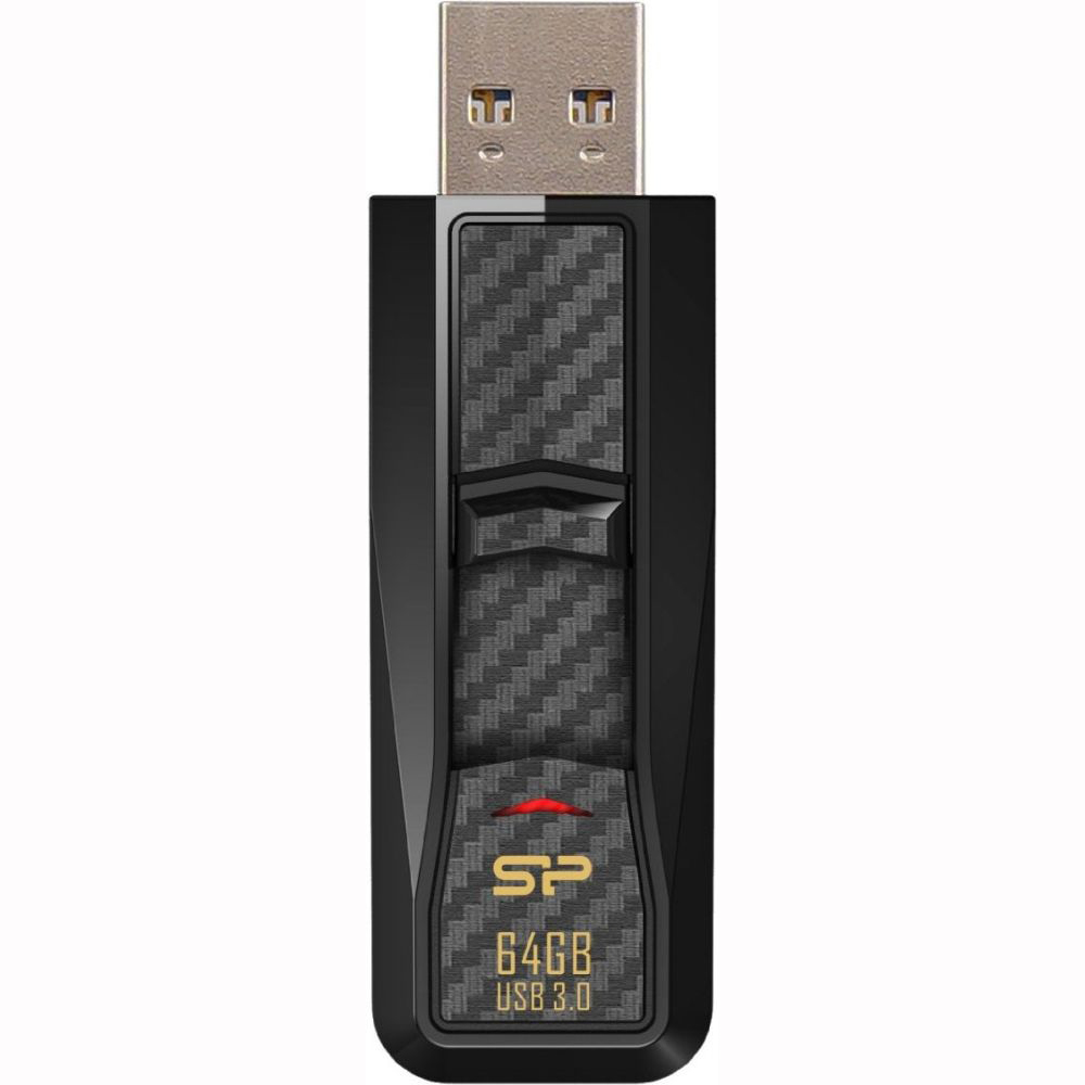 Флеш-драйв SILICON POWER Blaze B50 64 Gb Black (SP064GBUF3B50V1K)