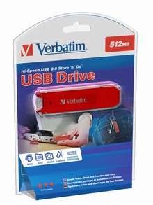 флеш-драйв VERBATIM USB Drive Hispeed 512Mb 47186